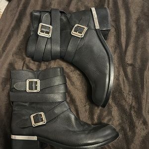 Vince camuto Leather moto boots